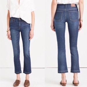 Madewell Cali Demi-Boot Drop Hem Edition Denim Jeans
